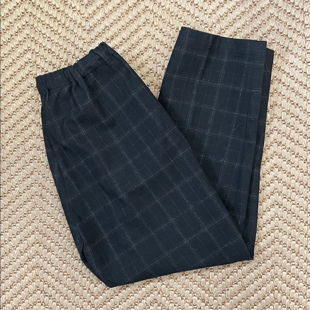 Aritzia - Babaton - Jimmy Pants Straight Legged - Black Grey - S